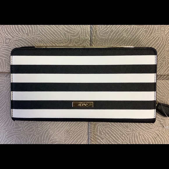 Black and White ALDO Wallet (NWT) - Picture 1 of 4